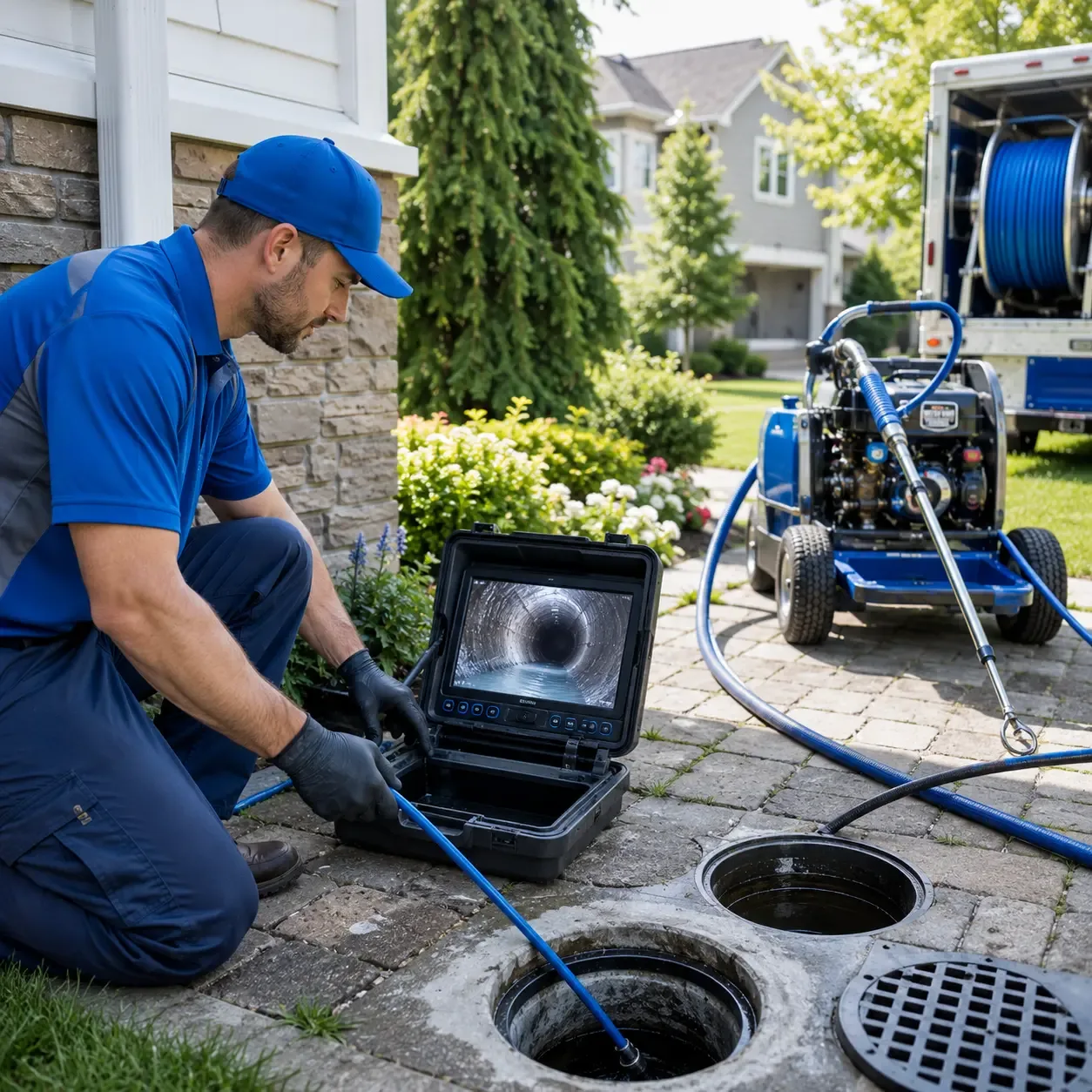 Outdoor drain cleaning professionals serving Mesopotamia, OH